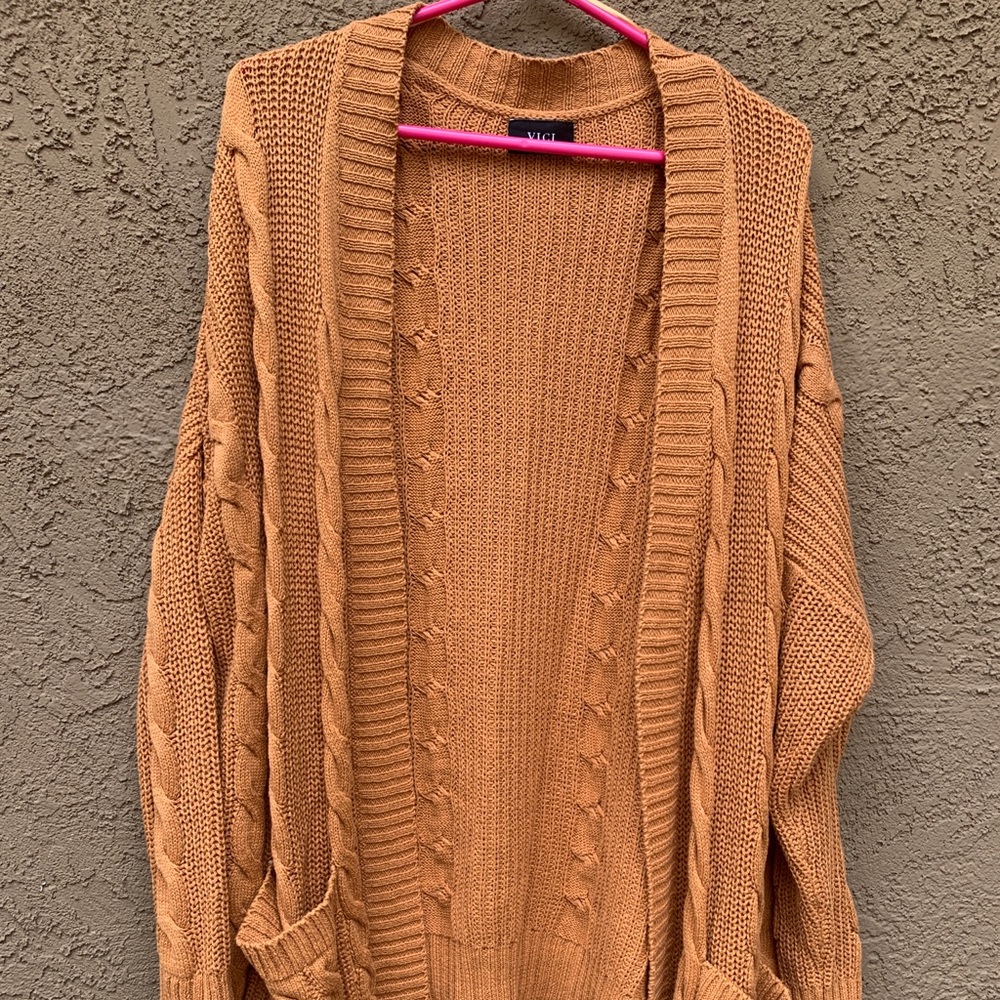 Over-sized cardigan